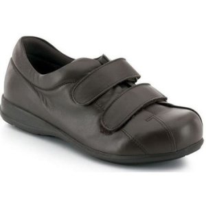 Calzamedi  Unisex Velcro  diabetic foot  women's Shoes (Trainers) in Brown