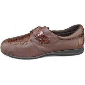 Calzamedi  wide and comfortable moccasin with  women's Loafers / Casual Shoes in Brown