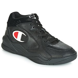 Champion  ZONE MID  men's Shoes (High-top Trainers) in Black. Sizes available:6.5,7.5,8,9,9.5