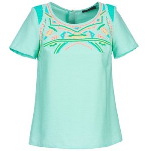 Color Block  ADRIANA  women's Blouse in Blue