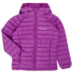 Columbia  POWDER LITE HOODED JACKET  girls's Children's Jacket in Purple