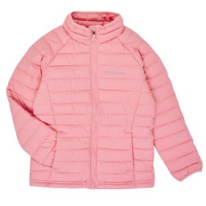 Columbia  POWDER LITE JACKET  girls's Children's Jacket in Pink