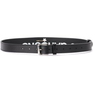 Comme Des Garcons  belt Huge model Logo in black leather  men's Belt in Black