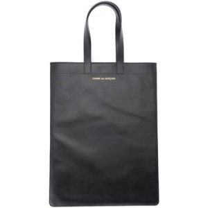 Comme Des Garcons  Comme Des Garçons shopping bag in black leather  women's Shopper bag in Black