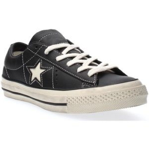 Converse  158989C ONE STAR LEATHER  men's Shoes (Trainers) in Black