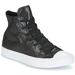 Converse  Chuck Taylor All Star Hi Tipped Metallic  women's Shoes (High-top Trainers) in Black
