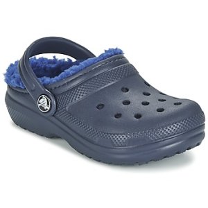 Crocs  CLASSIC LINED CLOG K  boys's Children's Clogs (Shoes) in Blue
