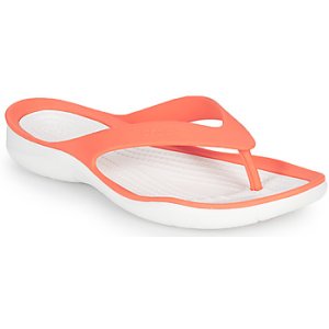 Crocs  SWIFTWATER FLIP W  women's Flip flops / Sandals (Shoes) in Pink