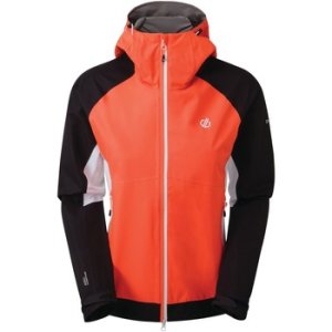 Dare 2b  Checkpoint Lightweight Waterproof Hooded Jacket Orange  women's Coat in Orange