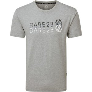 Dare 2b  Focalize Dare2b Print T-Shirt Grey  men's  in Grey