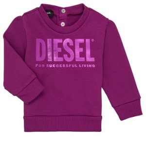 Diesel  SVELI  girls's Children's Sweatshirt in Pink. Sizes available:24 mois,36 mois