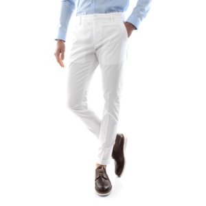 Dondup  GAUBERT GSE046  men's Trousers in White
