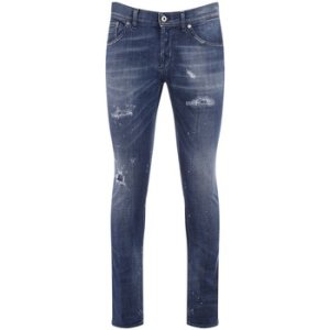 Dondup  Ritchie model jeans with blue wash with rips  men's Skinny Jeans in Blue