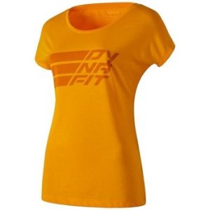 Dynafit  Compound Dri-Rel Co W S/s Tee 70685-4630  women's T shirt in Orange