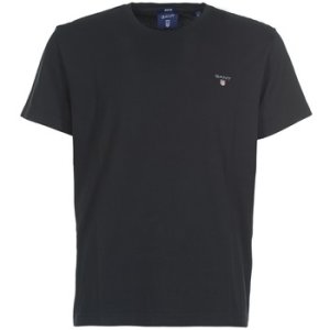 Gant  THE ORIGINAL SOLID T-SHIRT  men's T shirt in Black