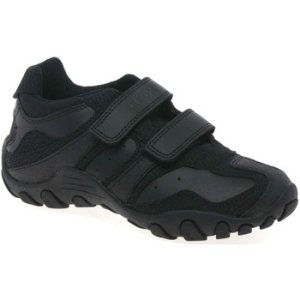 Geox  Crush Boys School Shoes  boys's Children's Shoes (Trainers) in Black