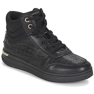 Geox  J AVEUP GIRL  girls's Children's Shoes (High-top Trainers) in Black