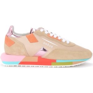 Ghoud  Rush sneaker in powder pink suede and mesh  women's Shoes (Trainers) in Beige