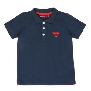 Guess  HOUSSI  boys's Children's polo shirt in Blue