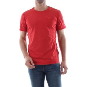 Guess  M0GI54 K6XN0 POCKET TEE  men's T shirt in Red
