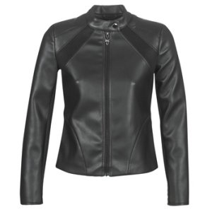 Guess  PHILOTHEA JACKET  women's Leather jacket in Black