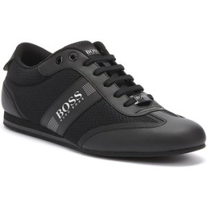 Hugo Boss  Lighter Mix Low Mens Black Trainers  men's Trainers in Black