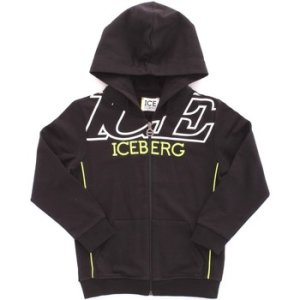 Iceberg  MFICE2121B  With Zip Boys Nero  boys's Children's sweatshirt in Black