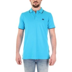 Jack   Jones  12147114 Short sleeves Men Turchese  men's Polo shirt in Blue