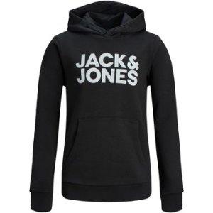 Jack   Jones  12152841 CORP LOGO  boys's Children's sweatshirt in Black