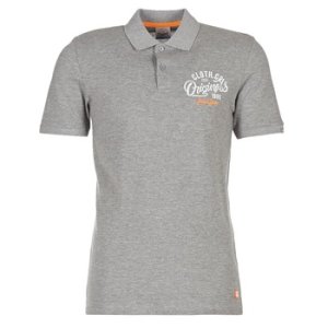 Jack   Jones  JORTRAST  men's Polo shirt in Grey