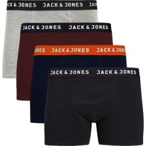 Jack   Jones  New UKK 4 Pack Trunk Boxer Shorts  men's Boxer shorts in Black
