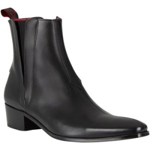 Jeffery-West  Carlito Leather Boots  men's Mid Boots in Black
