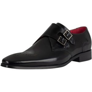 Jeffery-West  Polished Leather Shoes  men's Casual Shoes in Black