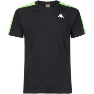 Kappa  303UV10 Short sleeve Men Nero/verde fluo  men's T shirt in Multicolour