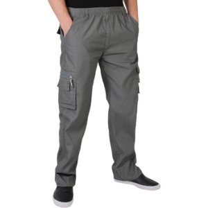 Krisp  Cargo Trousers  men's Trousers in Grey