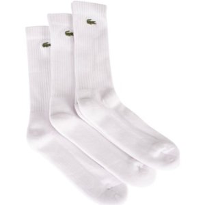 Lacoste  3 Pack Sport High Cut Socks  men's Stockings in White