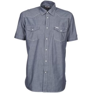 Lee Cooper  ODAN  men's Short sleeved Shirt in Blue