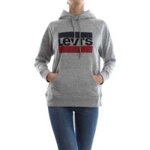 Levis  35946 GRAPHIC SPORT HOODIE  women's Sweatshirt in Grey