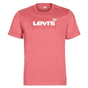 Levis  HOUSEMARK GRAPHIC TEE  men's T shirt in Red