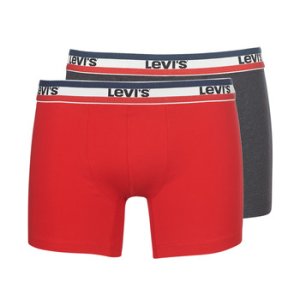 Levis  LEVIS 200SF SPRTSWR LOGO COLOR BOXER BRIEF 2P  men's Boxer shorts in Red