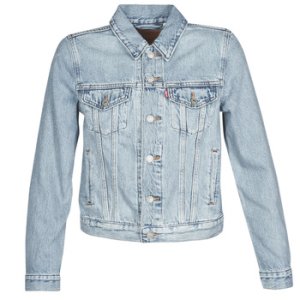 Levis  ORIGINAL TRUCKER  women's Denim jacket in Blue. Sizes available:S,M,L,XL,XS
