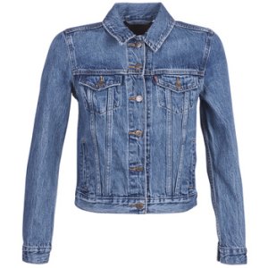 Levis  ORIGINAL TRUCKER  women's Denim jacket in Blue. Sizes available:S,M,L,XL,XS,XXS,UK XS