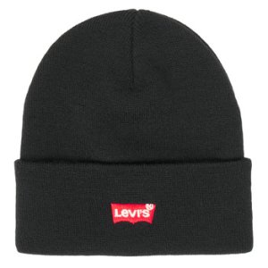 Levis  RED BATWING EMBROIDERED SLOUCHY BEANIE  men's Beanie in Black