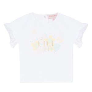 Lili Gaufrette  NALIS  girls's Children's T shirt in White
