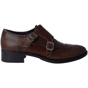 Luis Gonzalo  4217M Zapatos con Hebillas de Mujer  women's Loafers / Casual Shoes in Brown