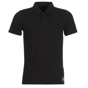 Marciano  S/S POLO  men's Polo shirt in Black