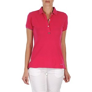 Napapijri  ELINDA  women's Polo shirt in Pink