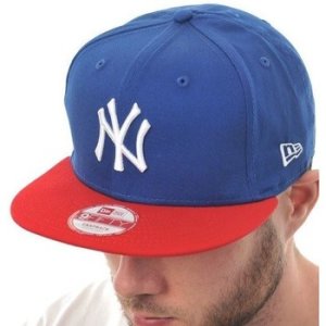New-Era  MLB Cotton Block New York Yankees Snapback Cap  men's Cap in Blue