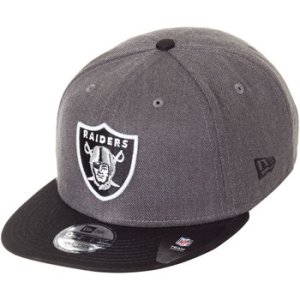 New-Era  NFL Heather 9Fifty Oakland Raiders Snapback Cap  men's Cap in Grey