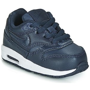 Nike  AIR MAX 1 TODDLER  boys's Children's Shoes (Trainers) in Blue